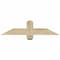 Ekena Millwork Eugene Rough Sawn Timber Gable Bracket, Douglas Fir, 36"W x 9"H x 2"D x 4"F, 6/12 Pitch GBW036X09X0204EUG00RDF - alternate 1